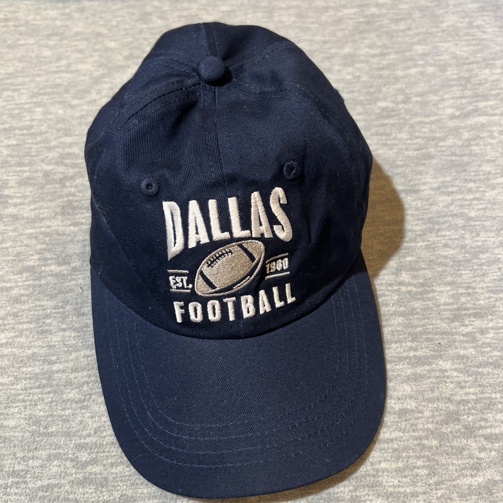 Dallas Cowboys Strapback‎ Hat Cap Men's Adjustable Navy Blue Logo NFL football
